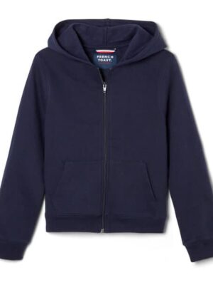 French Toast Boy's Zip Front Fleece Hoodie