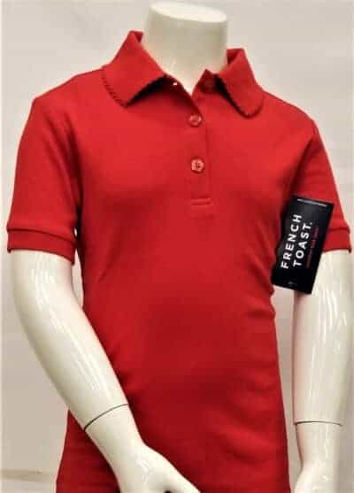 French Toast Girl's Dri Fit Moisture Wicking Polo