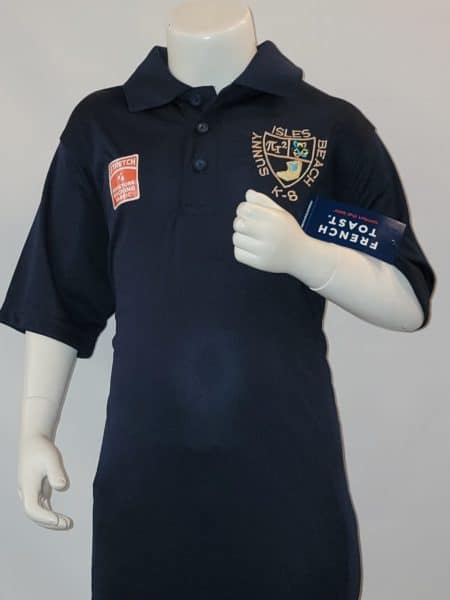 French Toast Boy.s Dri Fit Moisture Wicking Polo