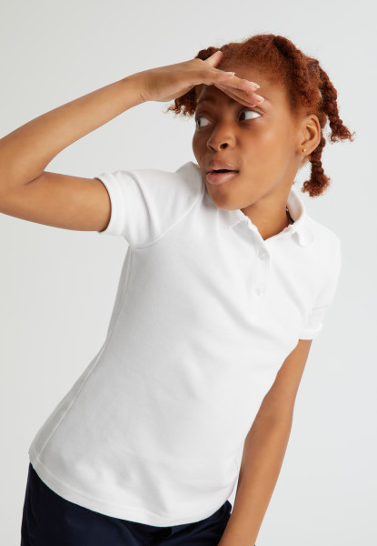 F.T Girls Short Sleeve Stretch Pique Polo (Feminine Fit) (Copy)